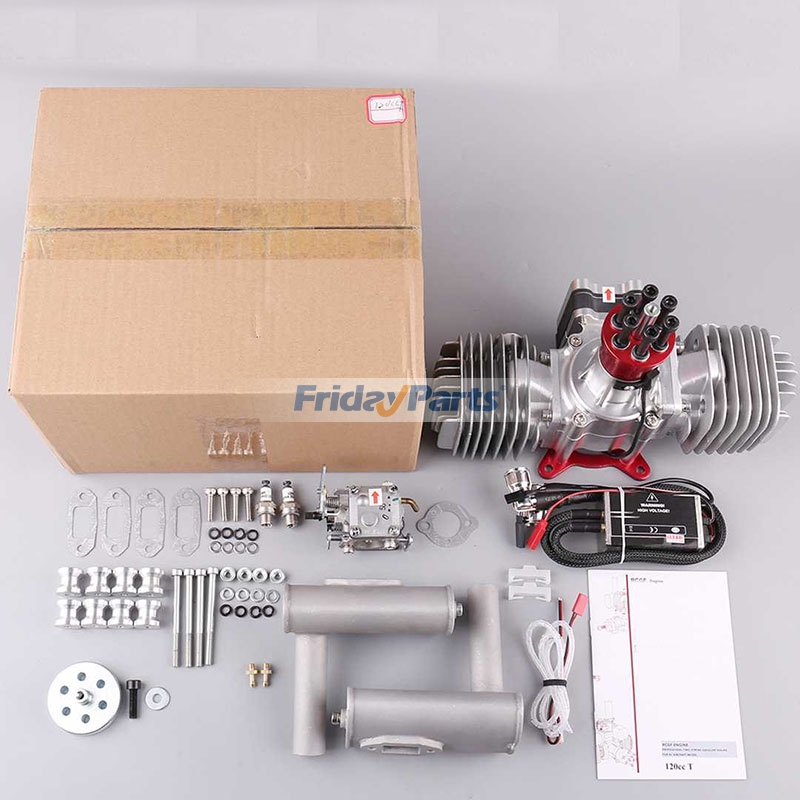 Conjunto de motor T de 120 cc para avión RC de ala fija VVRC RCGF