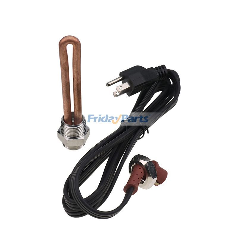 Conjunto de aquecedor de bloco de motor 120V 1000W 3/4" NPT 1214R 30307 LR93521 3500043 para Ford Caterpillar Hino Mack Mercury Nissan Lincoln International Detroit