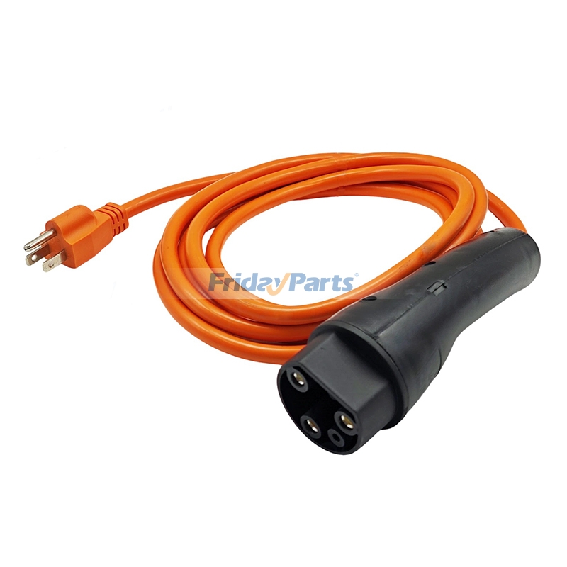 120V 3 Pin Charge Power Cord Assembly ST-031016-PT for Evolution Classic 4 Turfman 1000 Icon EV i40 i60 i20 Golf Cart