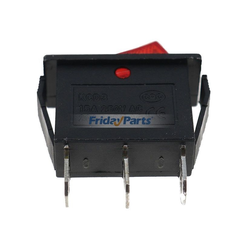 2pcs 120V Rocker Switch Lighted On Off 120927-24 for Electric ...