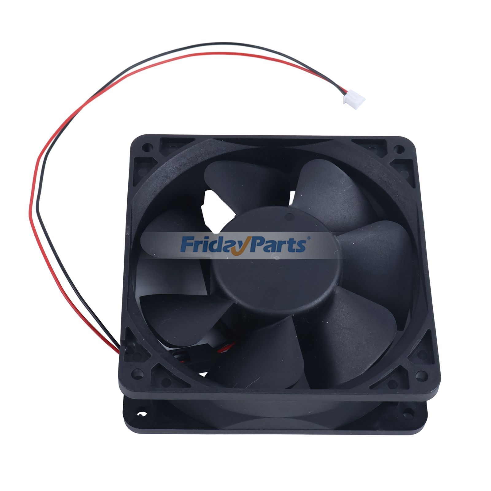Ventilateur industriel à double bille 120 x 120 x 38 mm, 12 V, 2 broches, haut débit, pour caravanepourPour AUTRE MARQUE