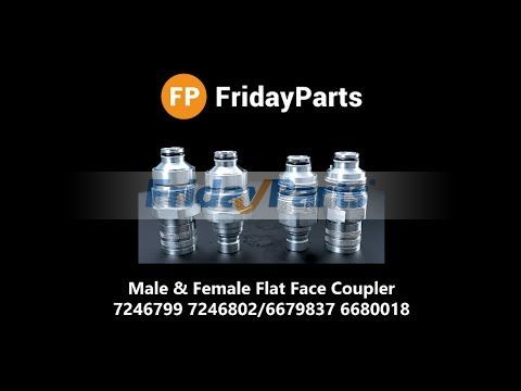 Female Hydraulic Coupler 7246802 for Bobcat Excavator E32 E32i E34 E35 E35i E42 E45 E50 E55 Loader 753 863 S160 S185 S300 S750 T250 T320 T550 T630 T750 for less