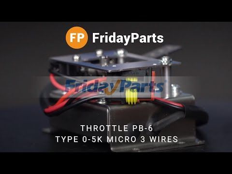 Gashebel PB-6 Typ 0-5K Micro 3 Drähte für EV-Gashebel Golfwagen Potentiometer