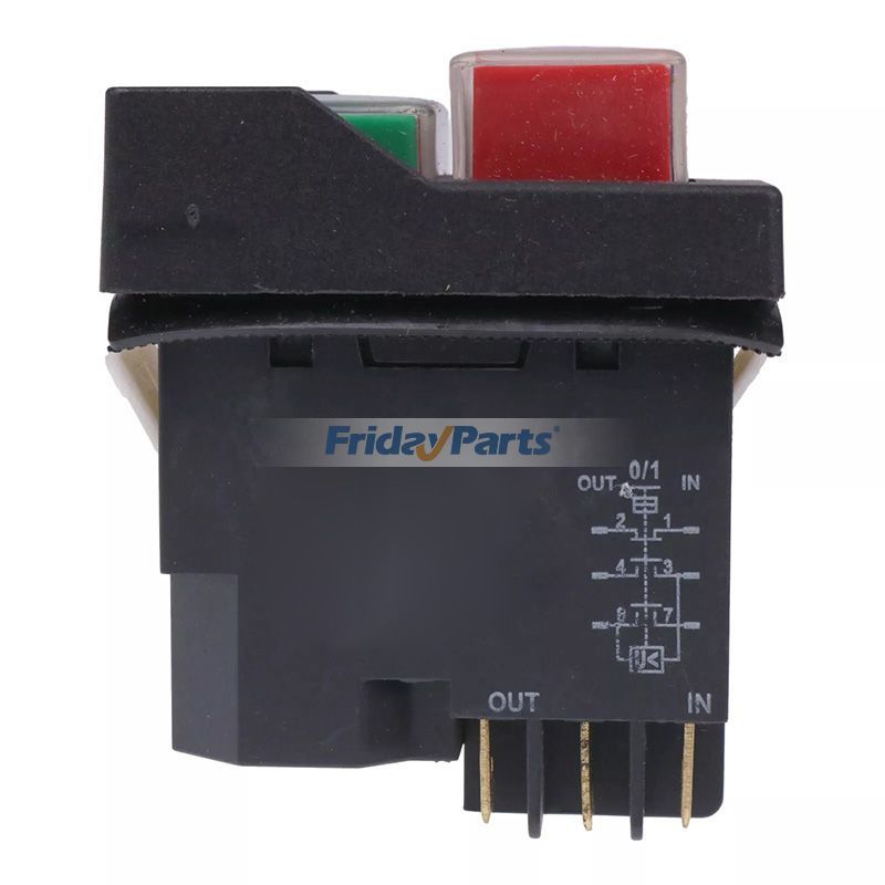 Interruptor de serra de mesa 127V N603746 para Dewalt DWE7485 DWE7491RS FridayParts