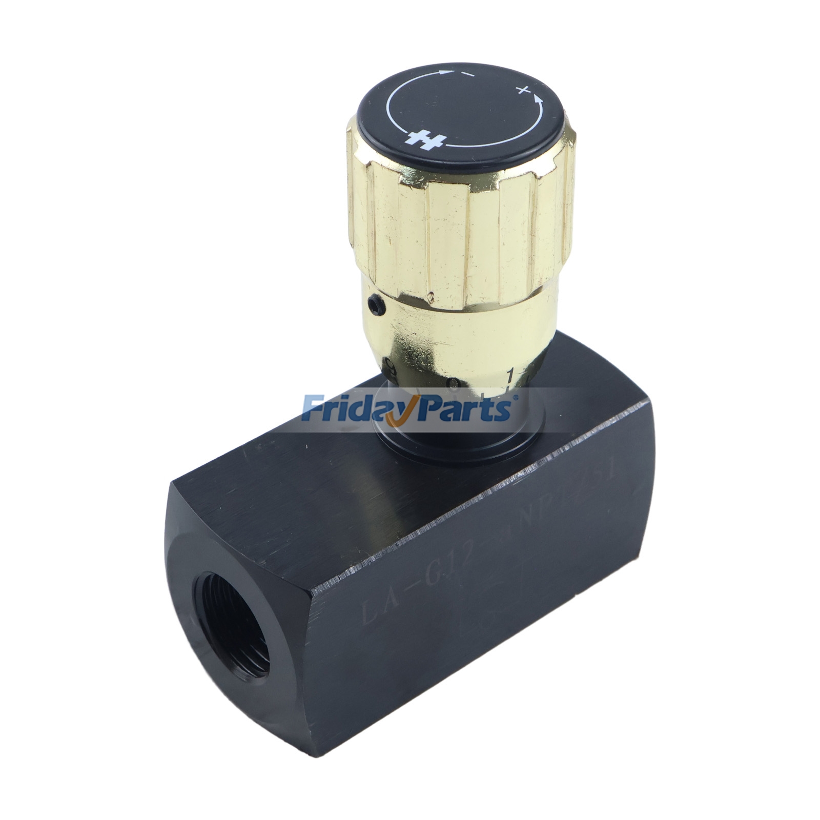 1/2" NPT Hydraulic In-Line Adjustable Variable Control Valve LAFC-08N for Tractor Harvester Seeder