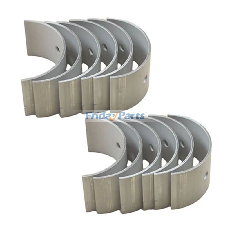 Lot de 12 roulements de bielle 205840 pour moteur Cummins KTA19, QSK19, N14, mécanique, QSK50-DPM, CM850, MCRS