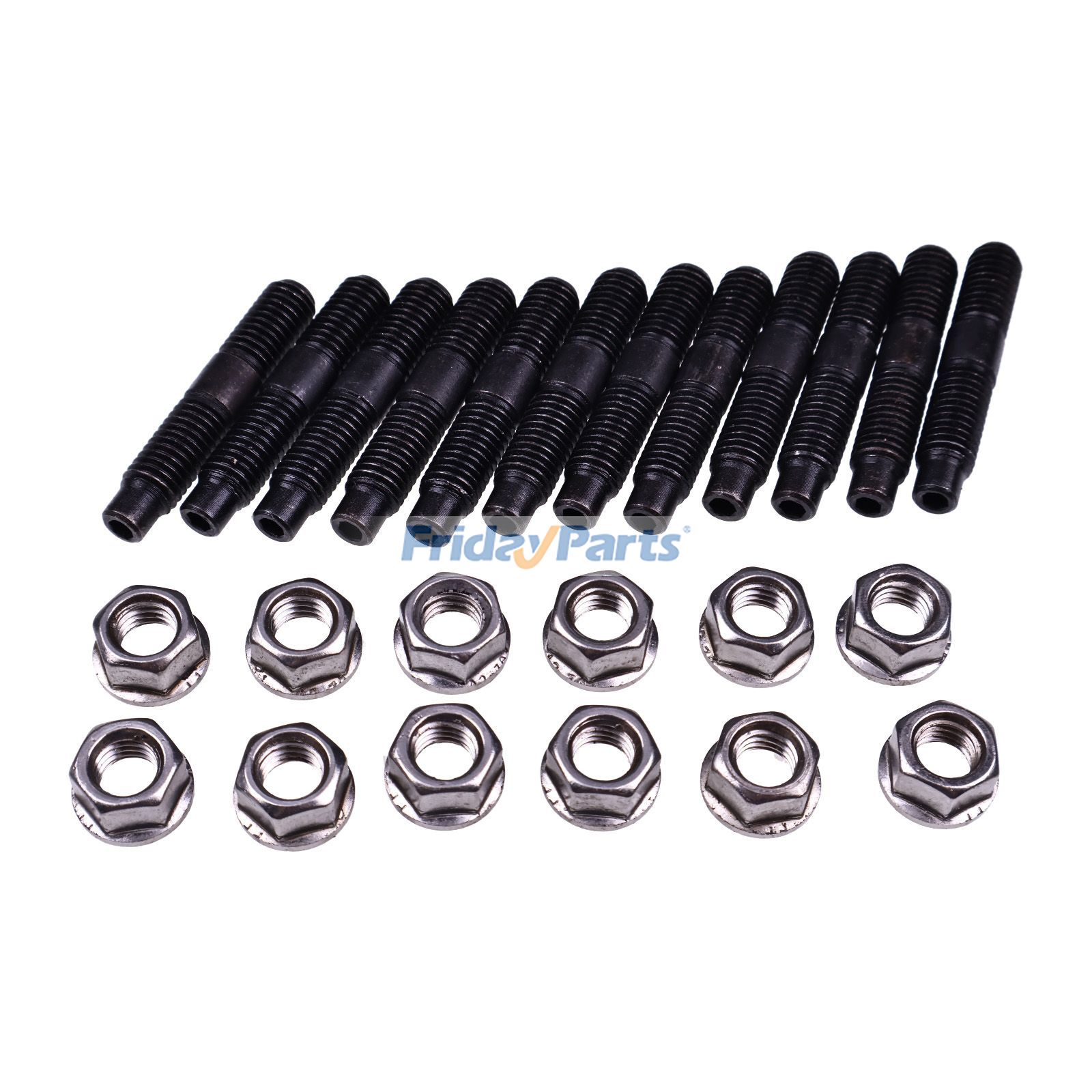 FridayParts Auspuffkrümmer-Stehbolzen- und Mutternsatz