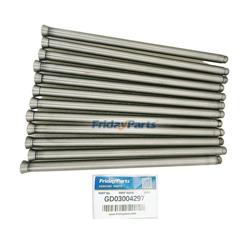 12 varillas de empuje 264-6156 133-6379 para motores Caterpillar CAT C7 C9 C-9 3126B 3126E C7.2 C9.3 3126 Excavadora 322C 324D 325C 329D