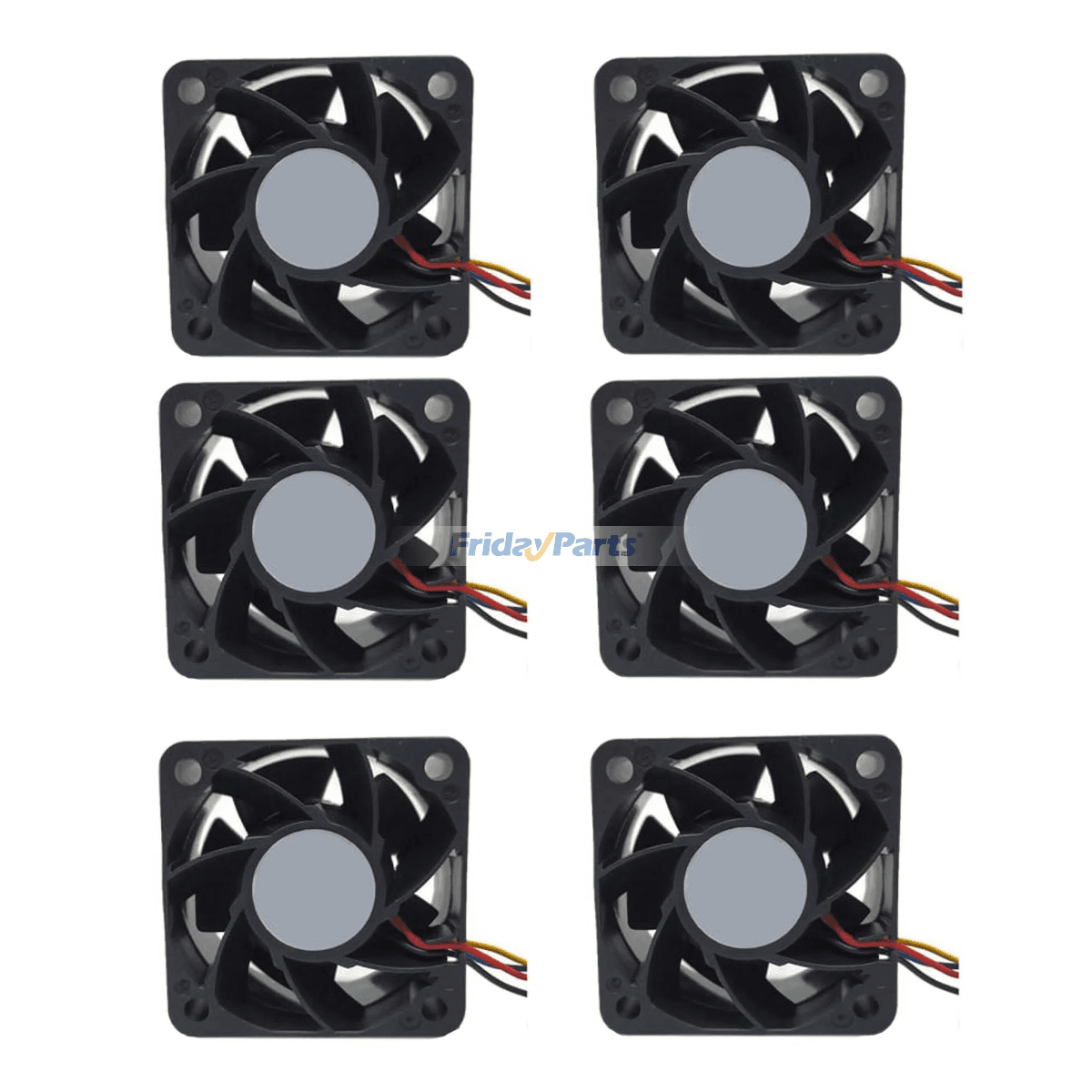 Ventilateur de refroidissement pour serveur Delta FFB0412SHN 12 V 0,45 A, 6 pièces, pour boîtier d'ordinateur