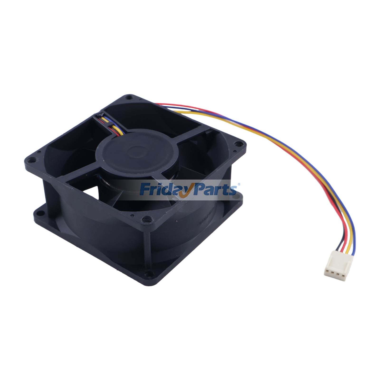 12V 1.0A 4Pin Aftermarket Delta AFB0812SHE Dual Ball High Air Volume Cooling Fan for Inverter Frequency Converter Industrial Control Cabinet