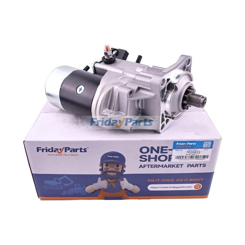12V 10T Starter Motor 7026833 for JLG Boom Lift 600A 600AJ 600S 600SJ 800AJ 800A