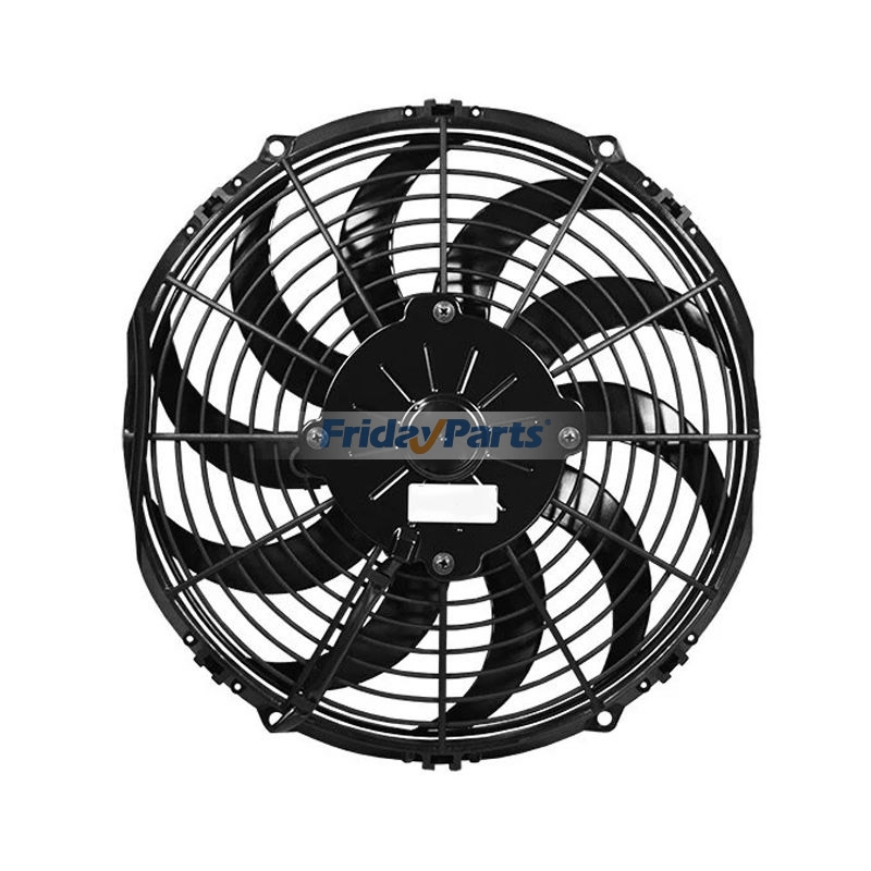 Ventilateur de refroidissement 12 V 11 pouces Spal 30100318A VA09-AP8/C-54A pour excavatrice, chargeur, tracteur