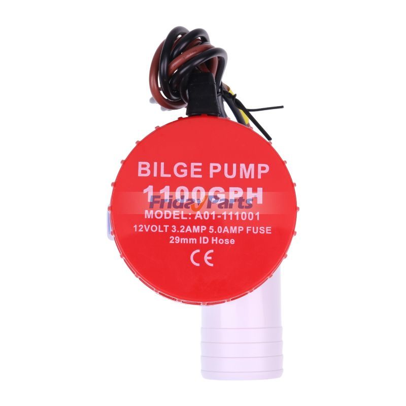 12V 1100 GPH 27DA 1-1/8 "Schlauch Standard Bilgenpumpe für Marinefür Für andere Marken