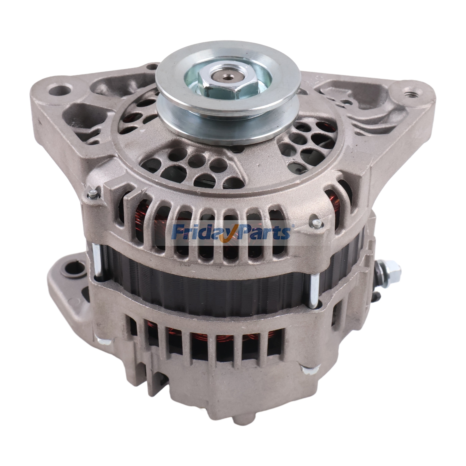 Alternador de 12 V y 115 A 1E300-64010 y 1E300-64011 para motor Kubota V3800, generador y excavadora Komatsu PC700LC-8EO