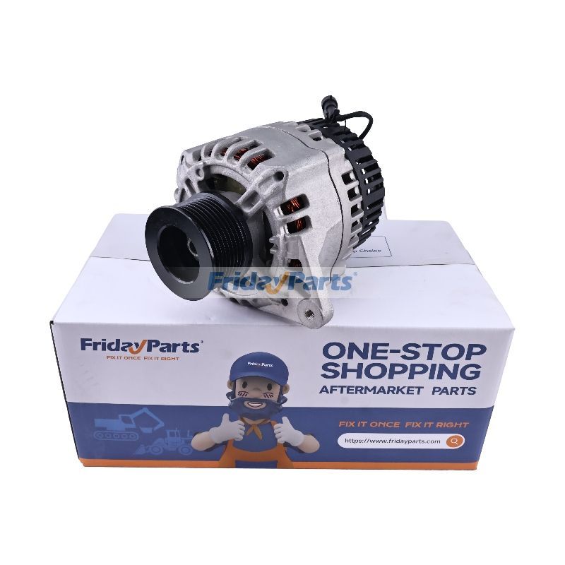 12V 120A Alternator 87361082 87652087 84141452 for New Holland T6010 T6020 T6030 T6040 T6050 T6060 T6070 T6080 T6090 Tractor