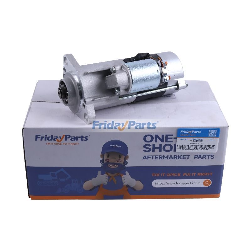 Anlasser 12V 12T 714/33300 für JCB 804 803 801 802.4 802.7 TLT 30D