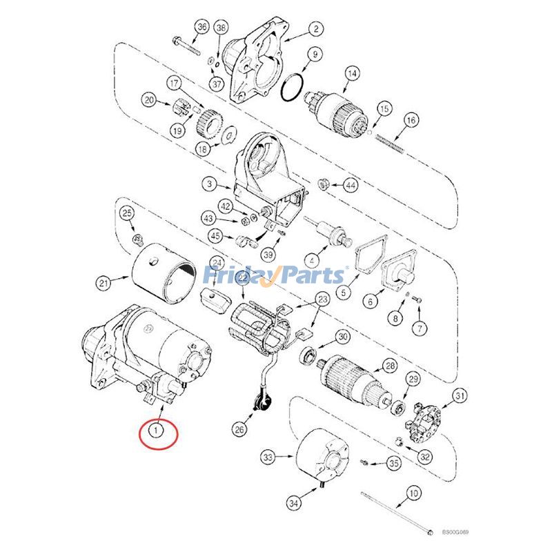 12V 13T Starter Motor 104452A2R 86982709 for New Holland Tractor Loader LV80 U80 for less