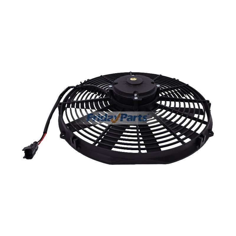 Replacement for SPAL 12V 14"  Medium Profile Electric Puller Fan 30101509 VA08-AP51/C-23A fit Excavator Bulldozer Loader Roller Crane Truck Trailer