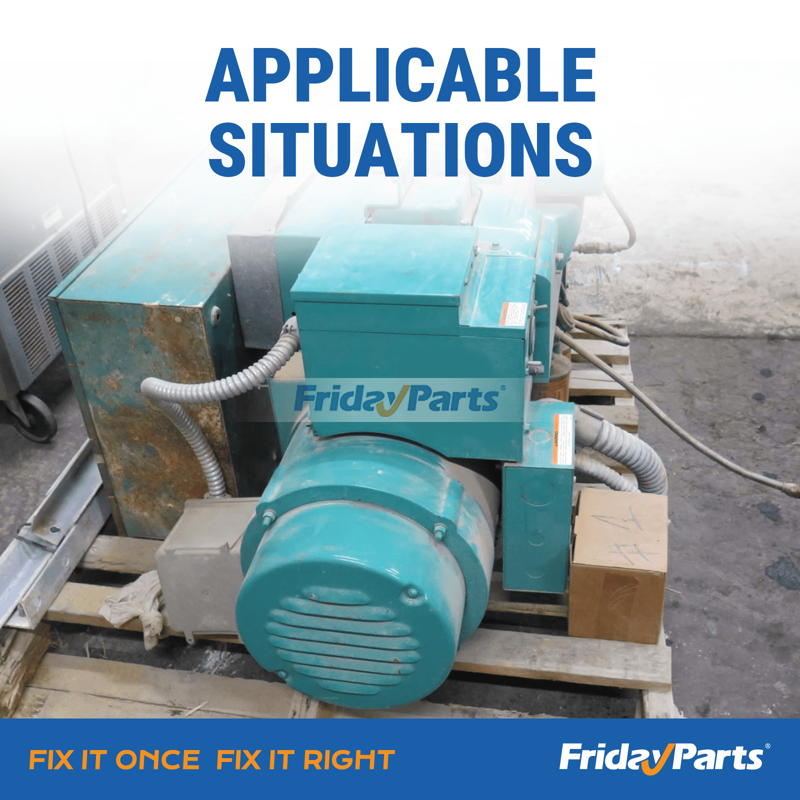 FridayParts 12V 14A Alternator B7510DD