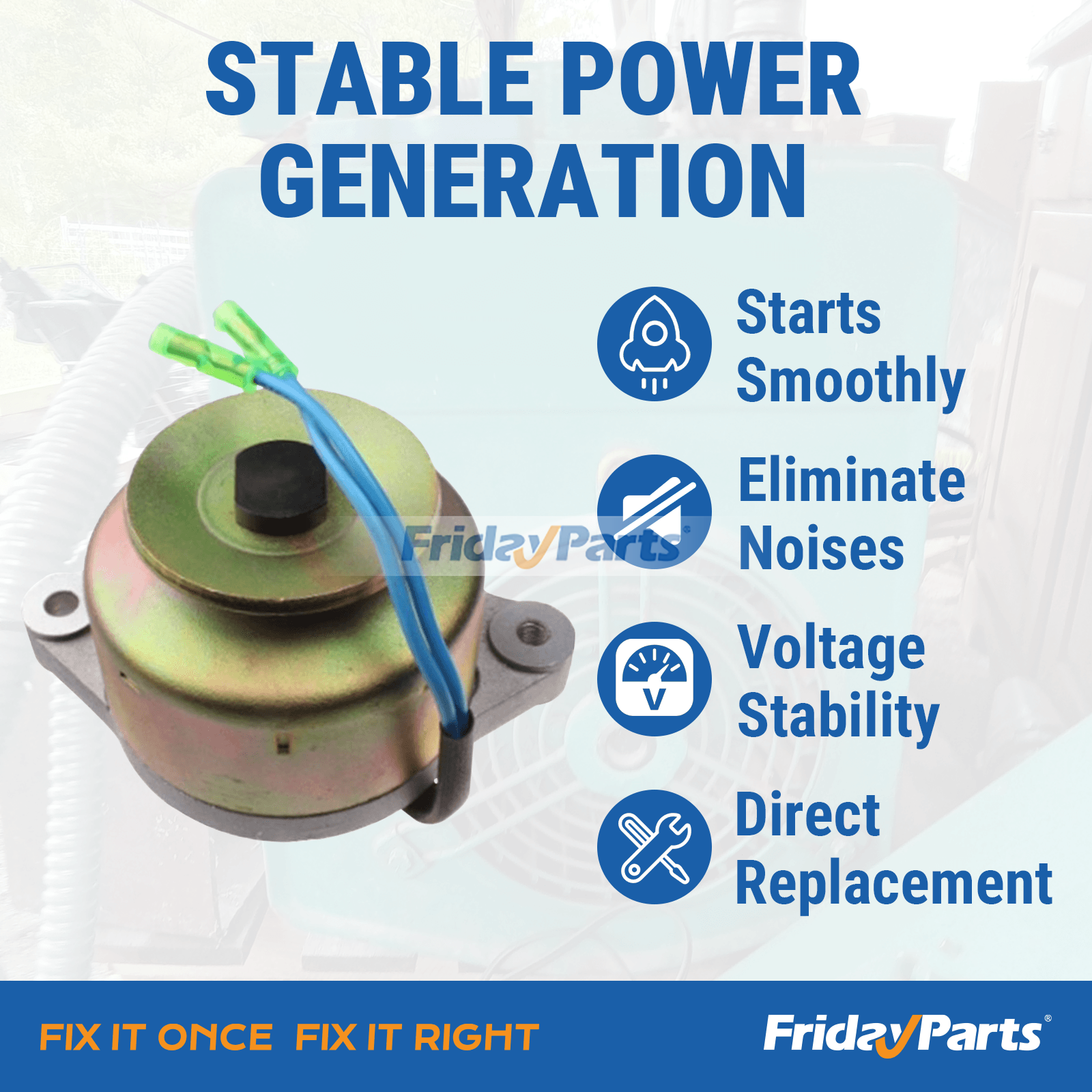 Generator 12V 14A Alternator