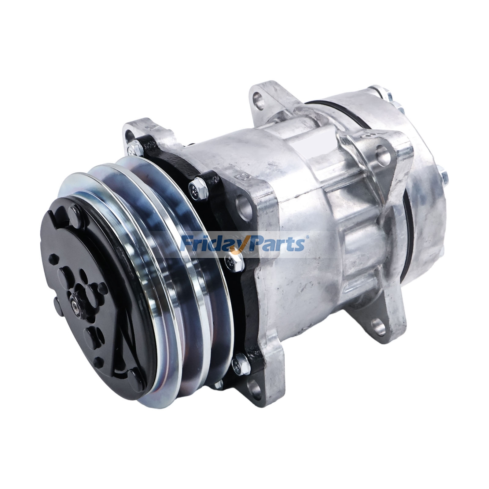 12V 2PK 125mm SD7H13 A/C Compressor VOE14525502 for Volvo Excavator ECR58 ECR88 EC55C EC60E ECR58 EW60C