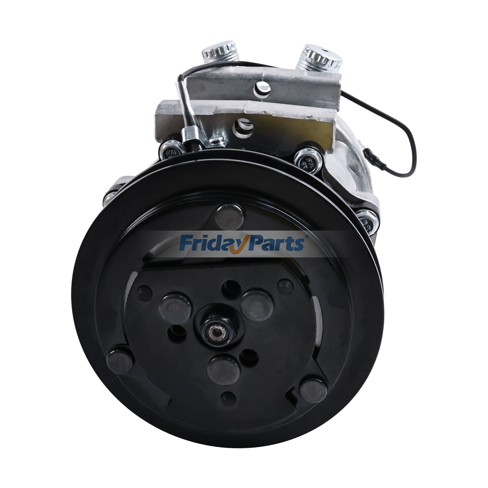 FridayParts 12V 1PK 132mm SD708 A/C Compressor