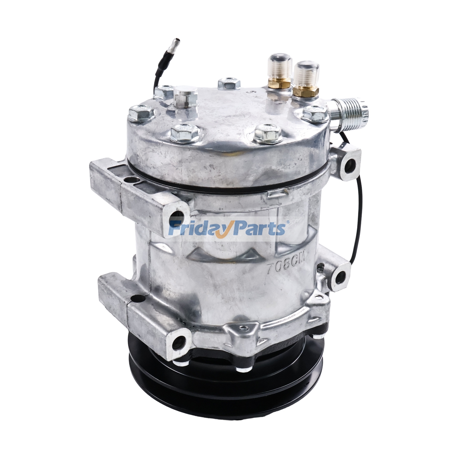 12V 1PK 132mm SD708 A/C Compressor compatible with Others