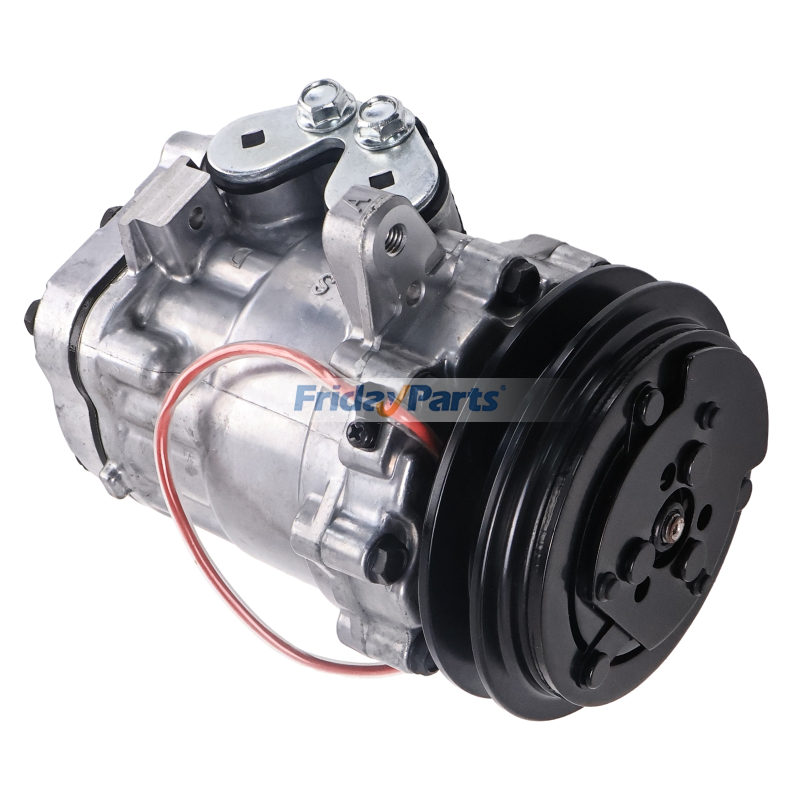 12V 1PK SD7B10 A/C Compressor FYD00007143 for John Deere 30G 30P 35G 35P 50G 50P Hitachi ZAXIS30U-5N ZAXIS35U-5N ZAXIS50U-5N Excavator