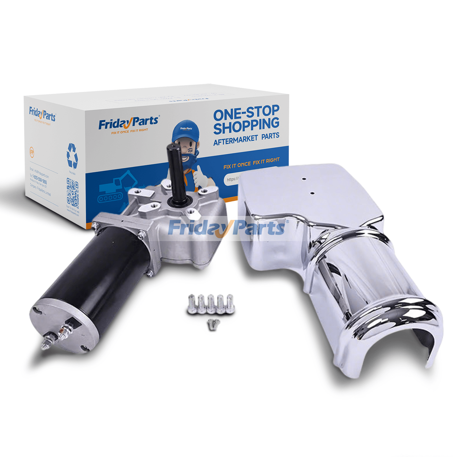 Lona enrollable para camión volquete de 12 V, 2,0 HP, 90:1, 1200 W, motor con cubierta cromada