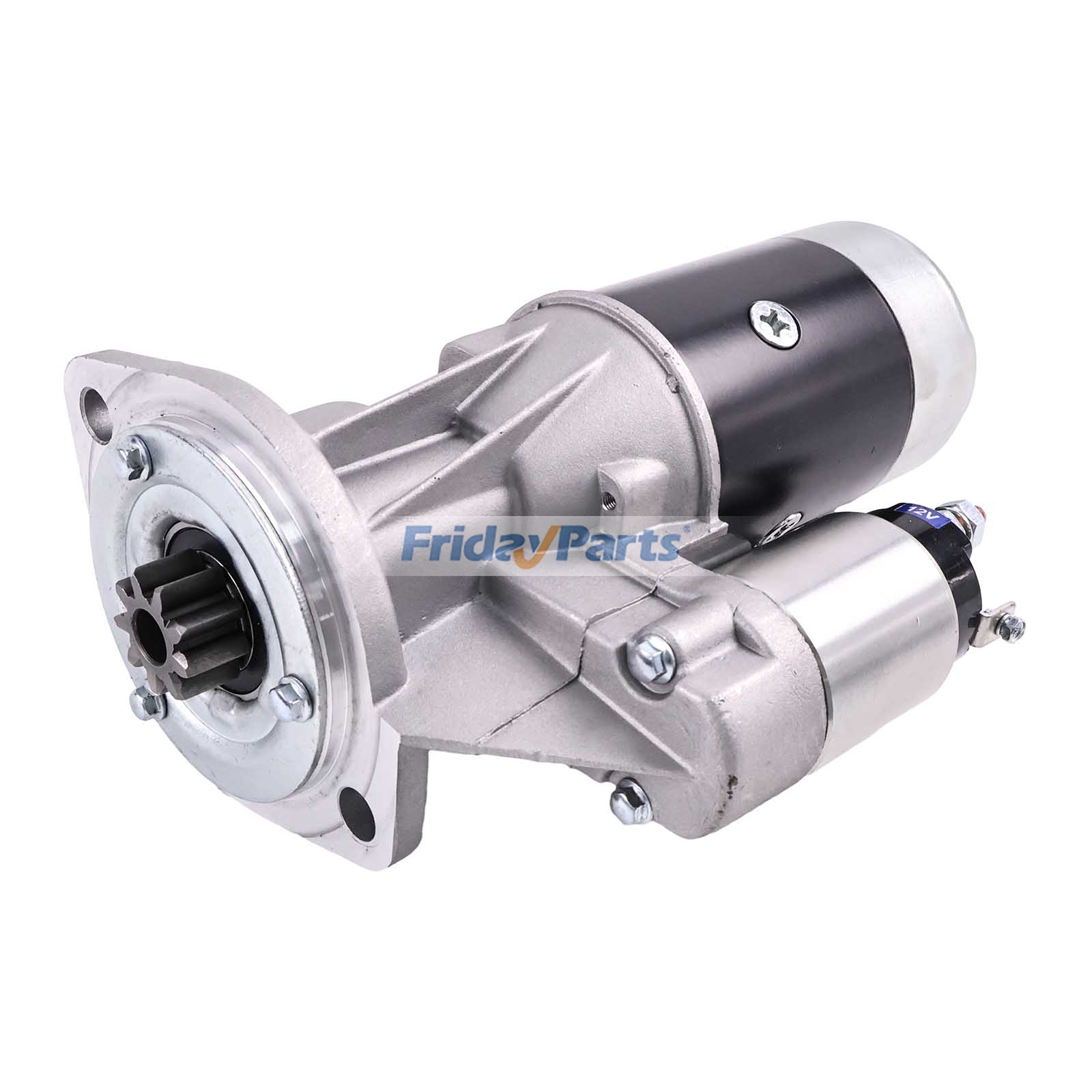 Motor de arranque de 12 V y 2,0 kW con 9 tiempos para motores Isuzu 4BD1, 4BD2, 4HE1, 4HK1, 4HK1-TC, 4HK1-TCN, 4JJ1, 6BD1, 6BG1, 6HE1 y 6HK1 - Reemplaza a WAI Global 16739N para Motor