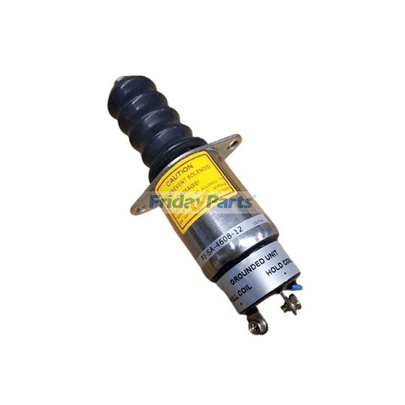 12V 2 Terminal Aftermarket Woodward 1753-12A6G1B2S5 SA-4608-12 Stop Solenoid for Excavator Loader Dozer