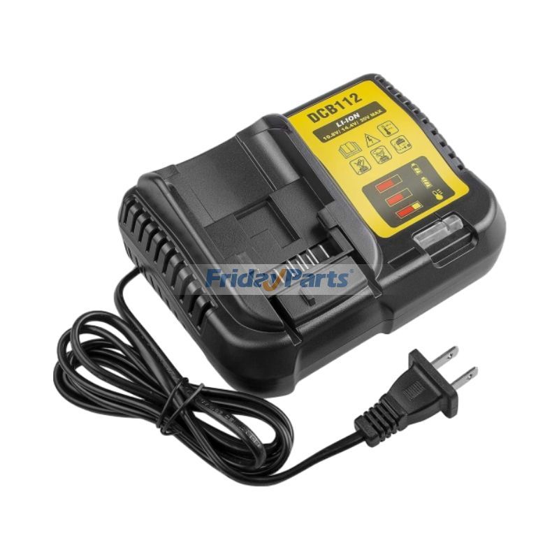 Chargeur de batterie Li-ion 12 V et 20 V Max DCB112 pour Dewalt DCB100 et DCB107