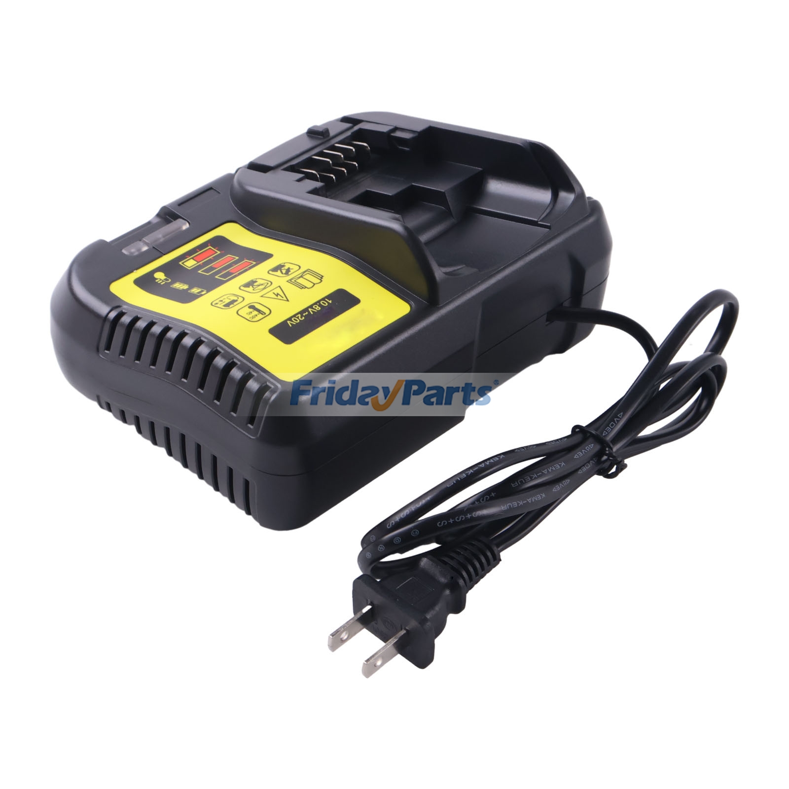 Chargeur de batterie Li-ion 12 V et 20 V Max DCB112 pour Dewalt DCB100 et DCB107