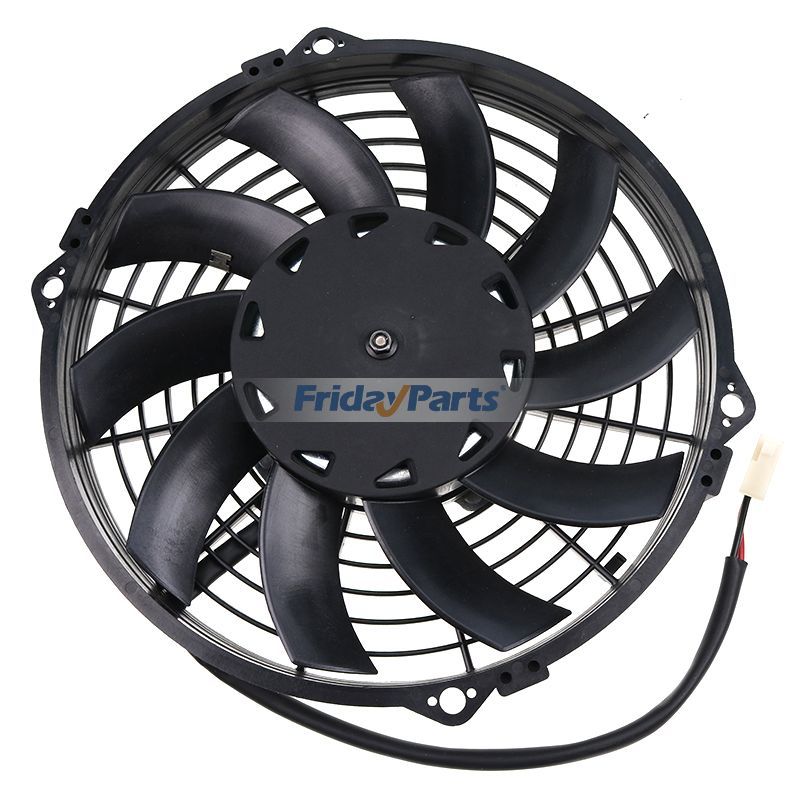 Ventilateur 12V 225MM 78-1181 pour Thermo King série V C090 ES100 ES200 VA07-AP12 C-31A de FridayParts