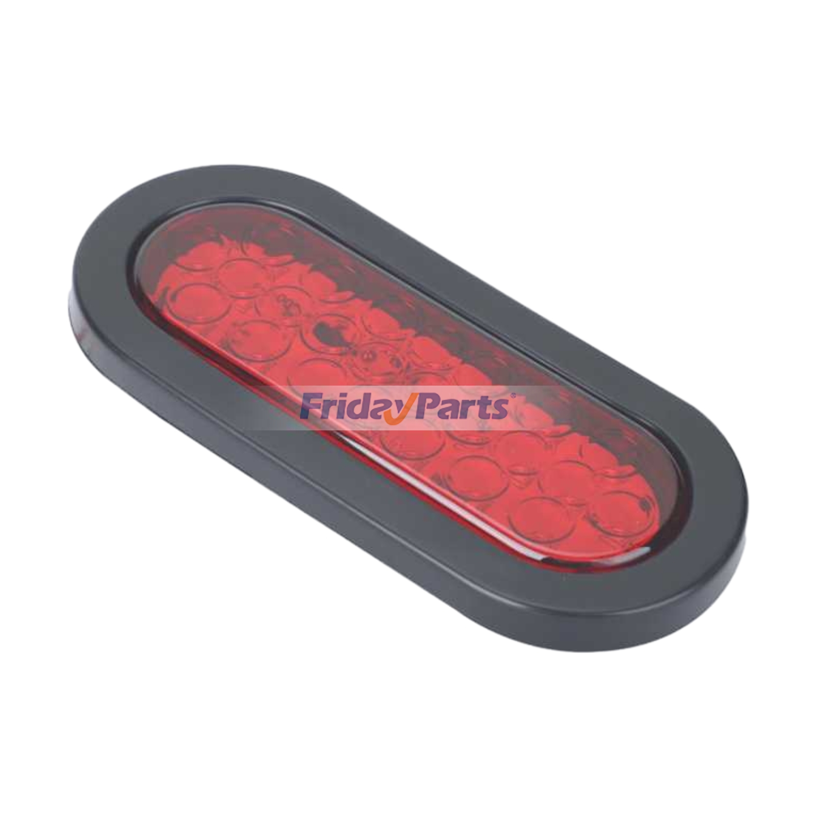 Farol oval de 12V com 24 LEDs P-500LED para quadriciclo Polaris Predator 500