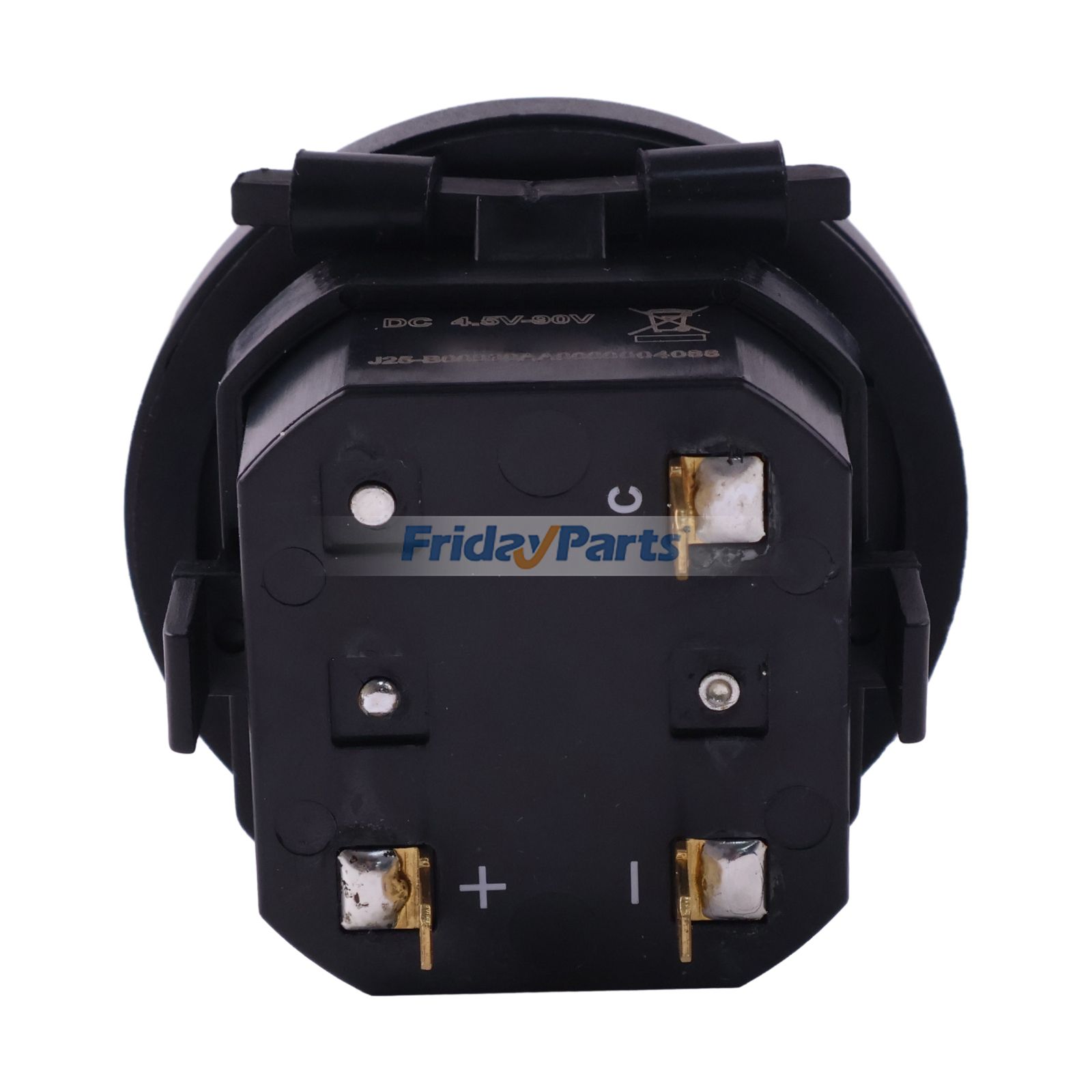 Contador horario digital DBI1236 de 12 V, 24 V y 36 V para motor de barco marino, calibre redondo de 2" de FridayParts