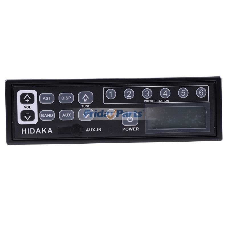 12V/24V 5A AM FM Radios NEG-GND Parts for Excavator