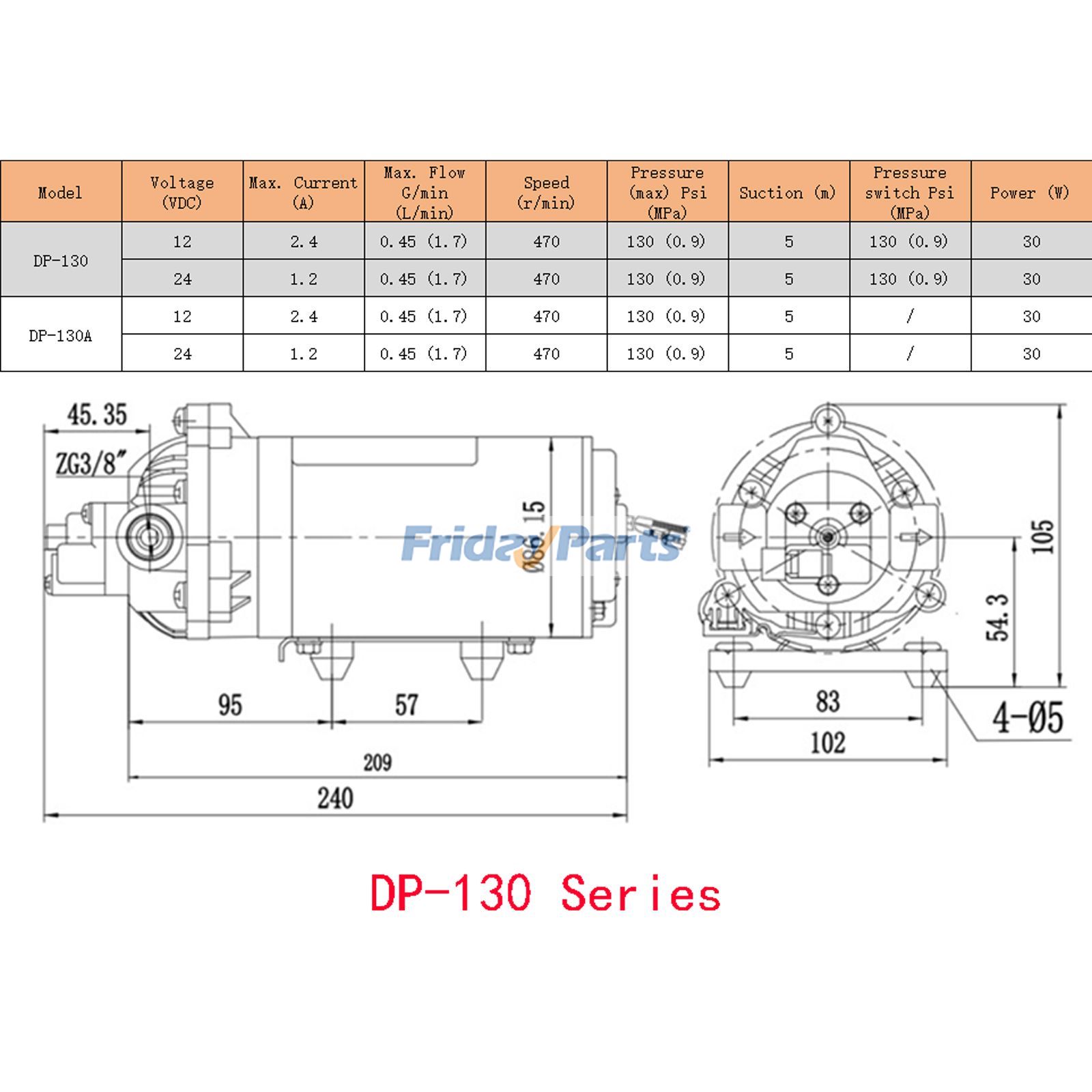 清掃用具 高圧ダイヤフラムポンプ