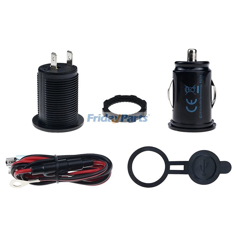 12V 24V Steckdose wasserdicht Dual USB-Buchse für EZGO Club Car Yamaha Golf Carfür Golfwagen