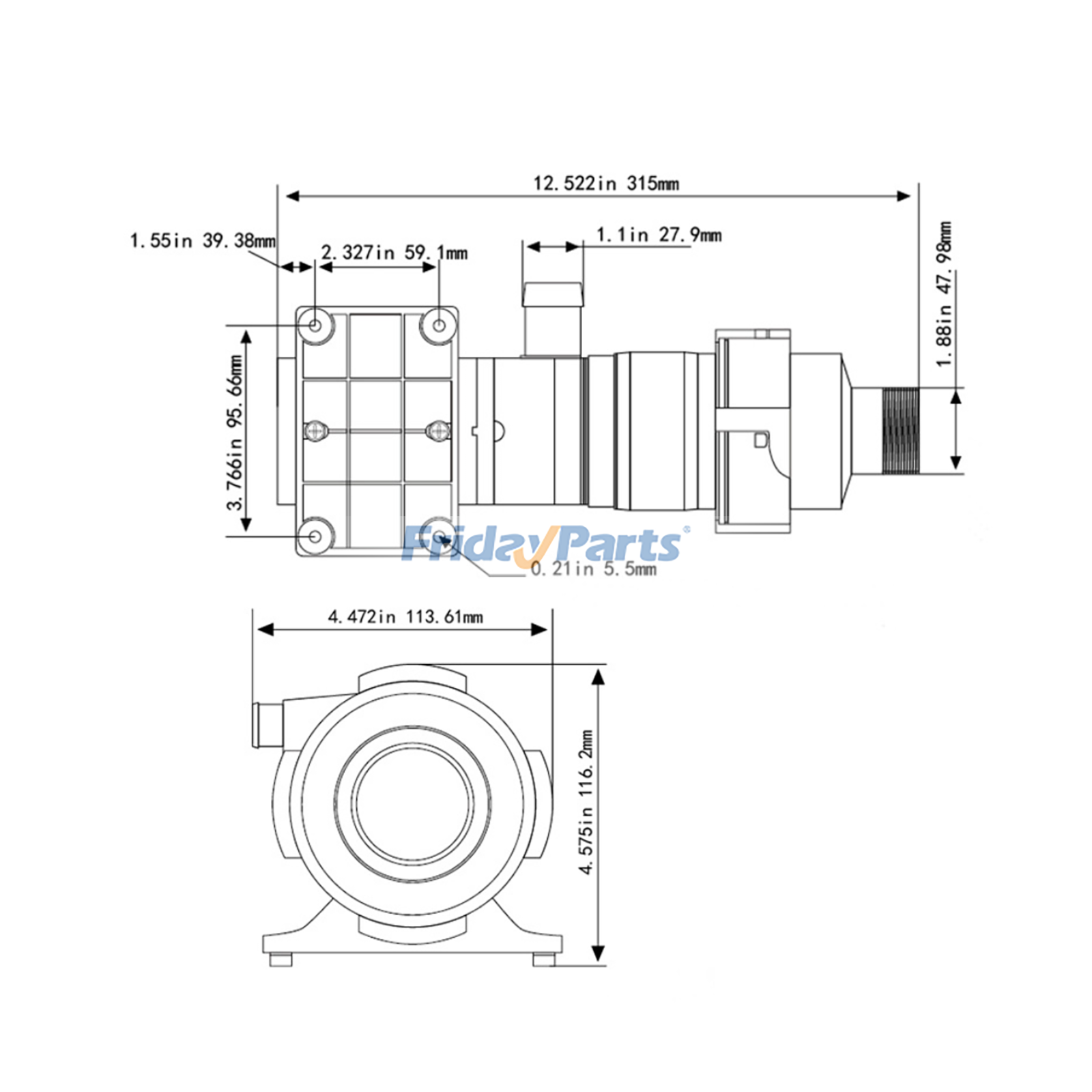 Sewerage Toilet Waste Water Macerator Pump for Marine,Vehicle