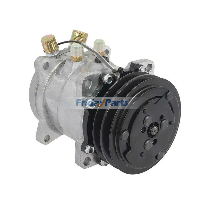 Compresor de aire acondicionado SD507 de 12 V, 2 unidades, 125 mm, 9173 5104 5133