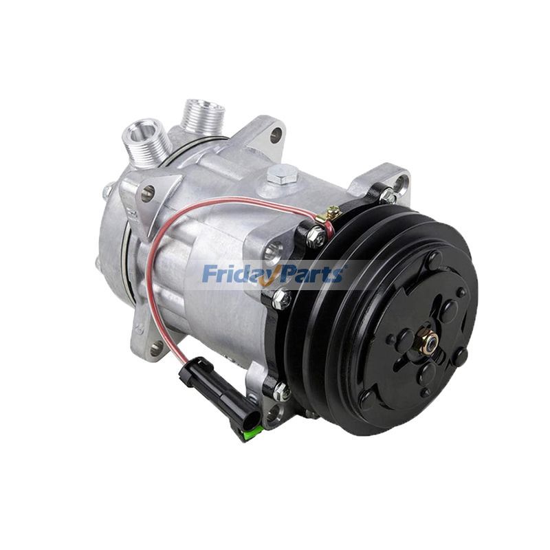 12V 2PK 125mm SD709 A/C コンプレッサー 7401