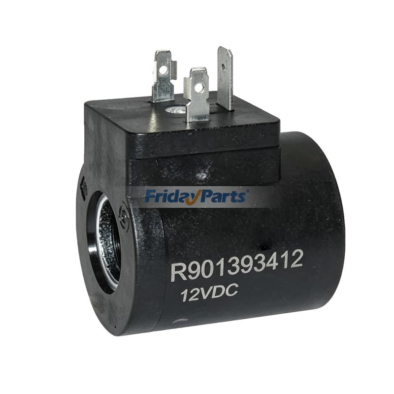 12V 3-Pin Solenoid Valve Coil Replacement for Bosch Rexroth R901393412 OD02360130OB00