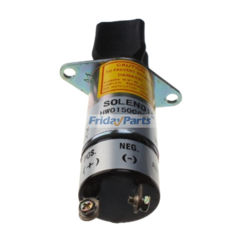 12V 3 Terminals Fuel Shutoff Solenoid Replace Woodward for Engine