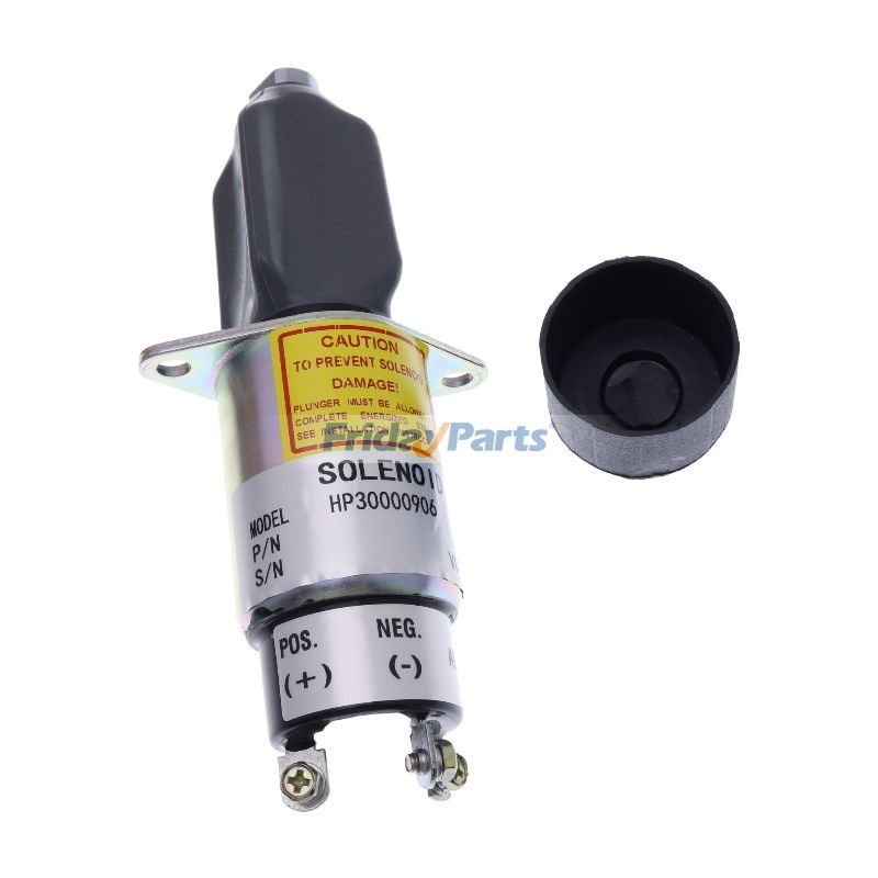 Électrovanne d'arrêt de carburant 12 V à 3 bornes 1700-2526 1751-12A2U1B1S1A remplace Woodward