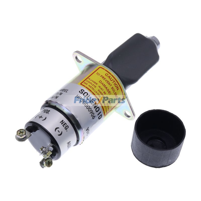 Électrovanne d'arrêt de carburant 12 V à 3 bornes, remplacement de Woodwardpour Moteur