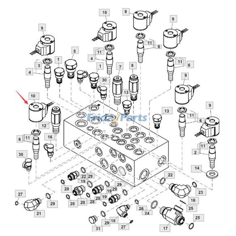 FridayParts Solenoid Valve Coil