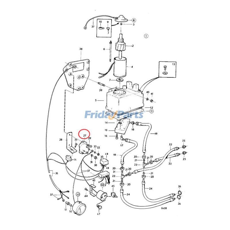 12V 4-poliges Magnetrelais Penta AQ311A Mercury Außenborderbei FridayParts kaufen