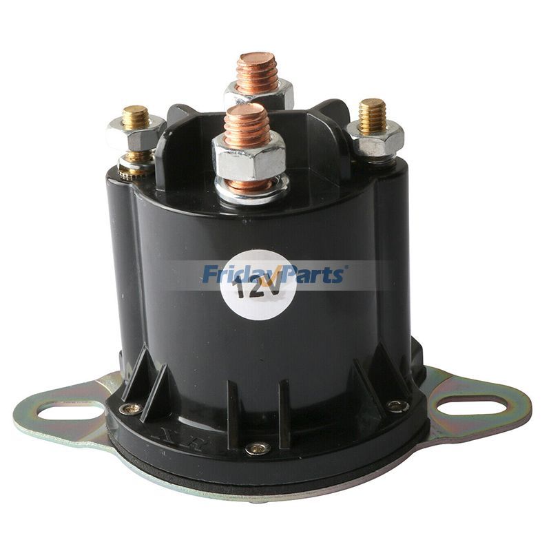 Relais solénoïde de démarreur à 4 bornes Trombetta 684-1221-012 12 V de rechange pour excavatrice, chargeur, bulldozer, rouleau, camion, voiture