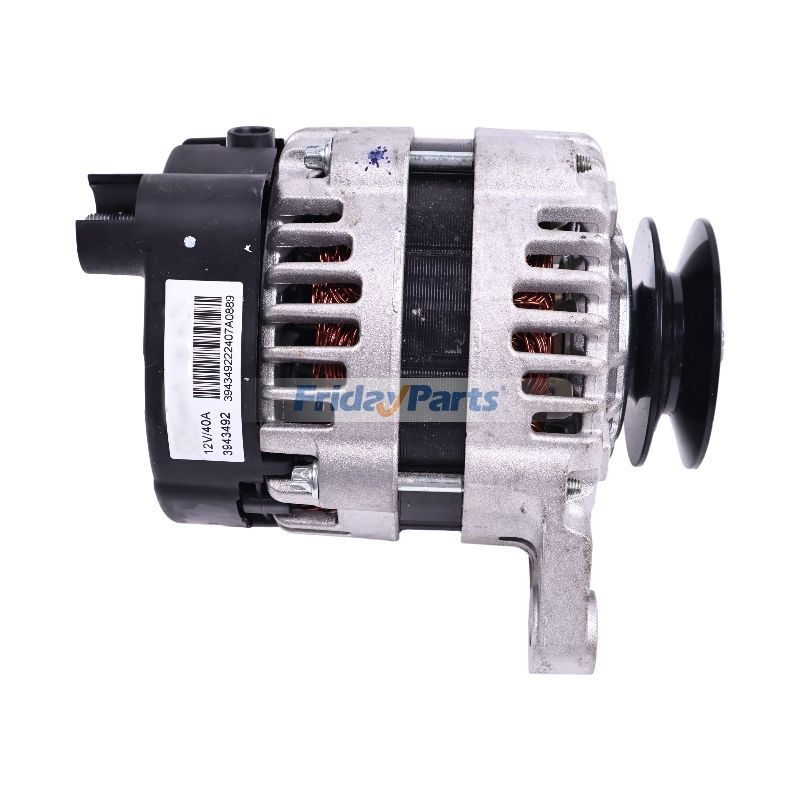 12V 40A Alternator 394-3492 for Perkins Caterpillar CAT Engine C1.1 C2 ...